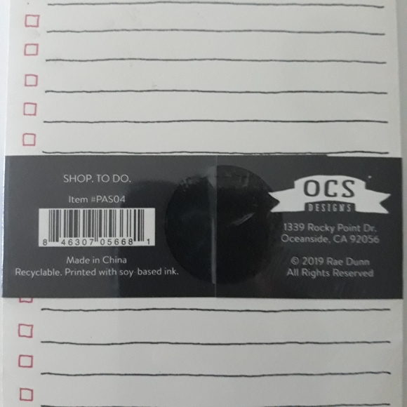 (New) Rae Dunn Pen Set & Notepad Set - Picture 6 of 7